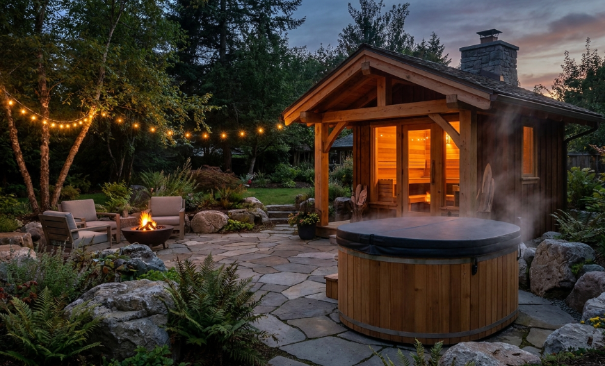 Keeping an Outdoor Sauna Clean Without Damaging the Wood